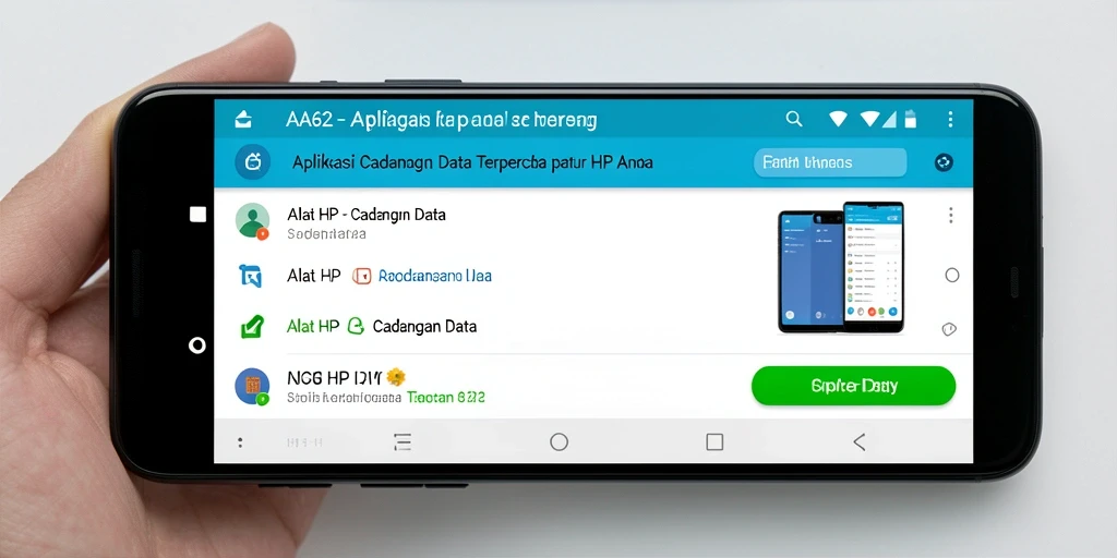 Antarmuka AA62 yang intuitif dan mudah dipahami.
