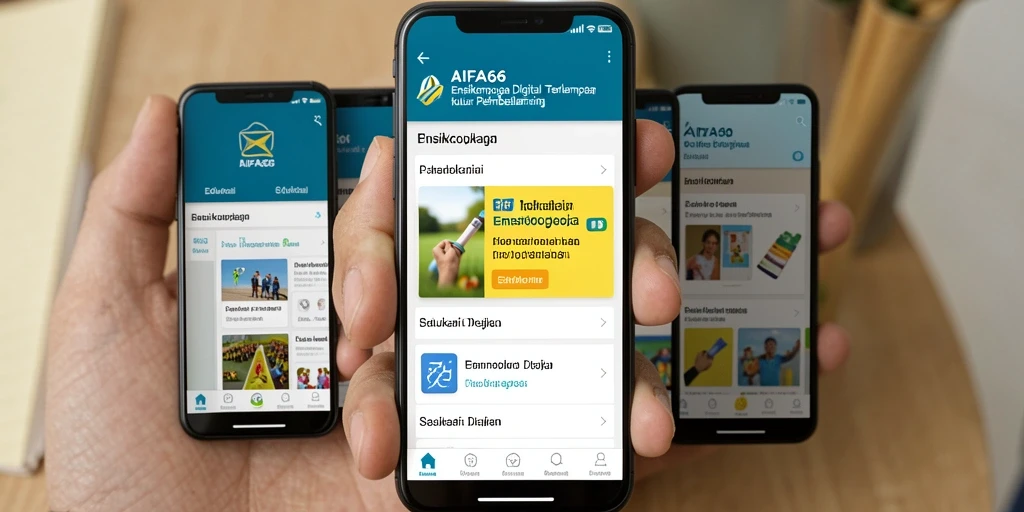 Antarmuka AIFA66 yang interaktif dan informatif.