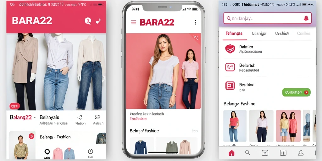 Tampilan antarmuka BARA22 yang modern dan menarik.