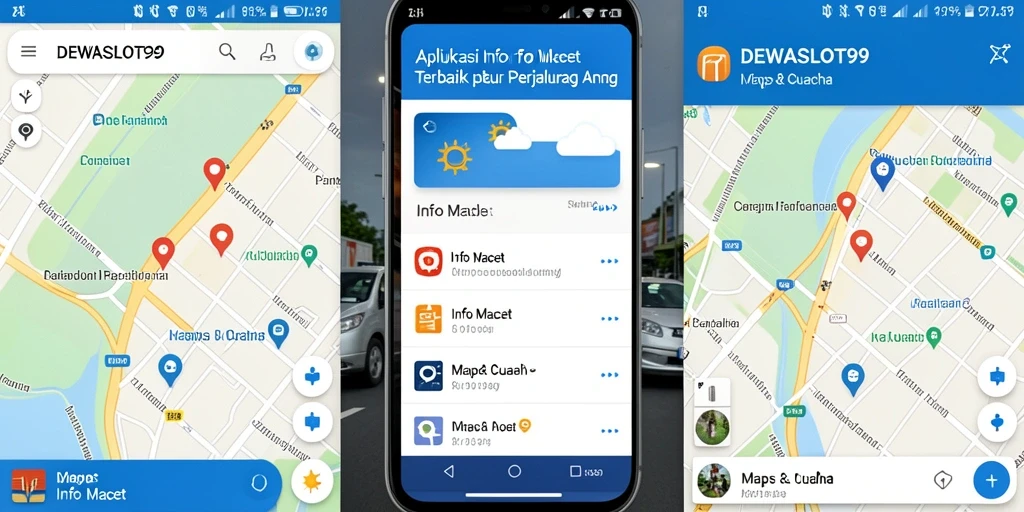 Tampilan antarmuka DEWASLOT99 yang menampilkan info kemacetan terkini.
