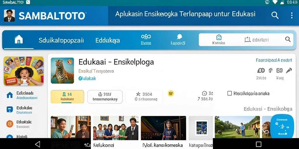 Tampilan antarmuka aplikasi SAMBALTOTO yang menarik dan informatif.